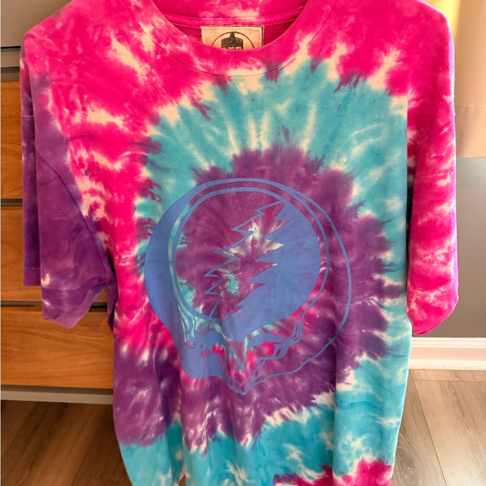 Grateful Dead Final Tour Tie-Dye Tee - Pink, Blue, Purple